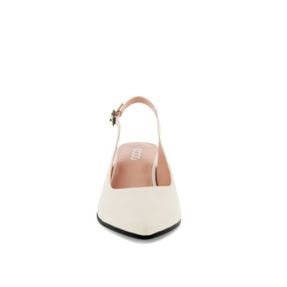 Ecco Women's Cream Slingback Flats - Picture 4 of 8